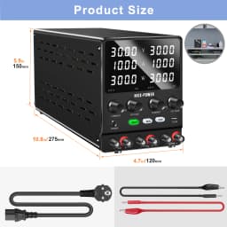 Dual-Channel 30V 10A 300W DC Power Supply 3-modes PAR SER INDEP Switching Power Supply Series Parallel Output Source Repai