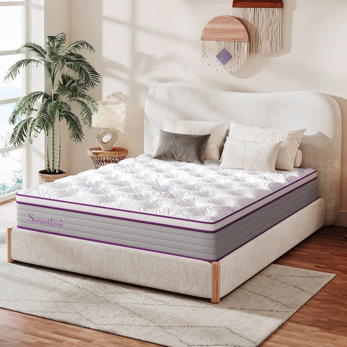 Queen Size Memory Foam Bed Mattress Medium Firm No Spring Full Body Support Comfortable Sleep Mattress