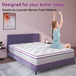 Queen Size Memory Foam Bed Mattress Medium Firm No Spring Full Body Support Comfortable Sleep Mattress