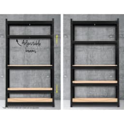 Heavy Duty 3x1.8M Garage Shelving Warehouse Rack Steel Pallet Storage Shelf Black