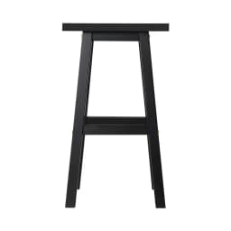Wooden Bar Stools Set of 2 Black Kitchen Counter Chairs Modern Solid Wood Dining Seating