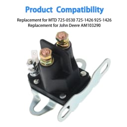Lawnmower Electromagnetic Valve AM103290 Compatible with 725-0530 725-1426 924285 - Lawn Equipment Part