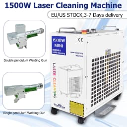 1500W Laser Cleaning Machine Fiber Laser Industrial Rust Removal Cleaning Oil Paint for Metal Cleaning Width 300MM Fast Ship