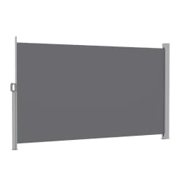 1.8x3.5m Retractable Side Awning Outdoor Privacy Screen Grey Sun Shade Windproof Patio Balcony Fence Screen