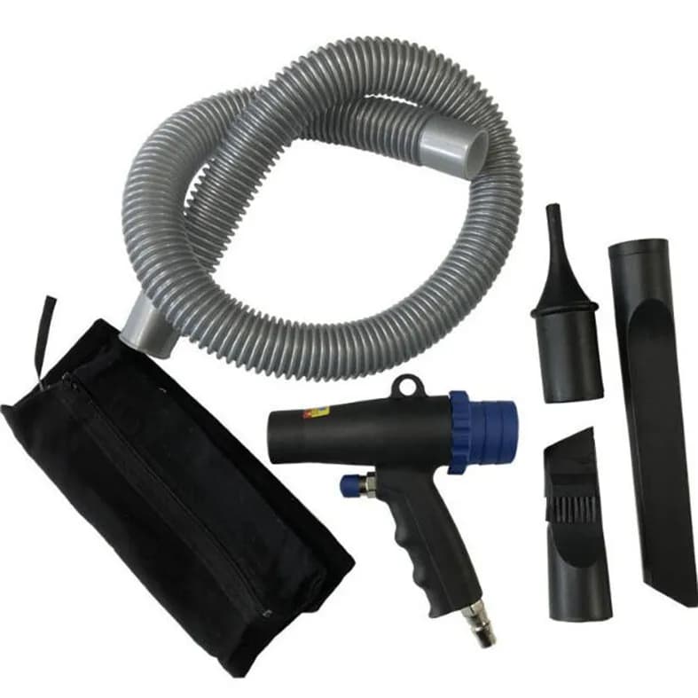 2 In 1 Air Vacuum Blow Gun Pneumatic Vacuum Cleaner Kit Air Vacuum Blow Gun Set