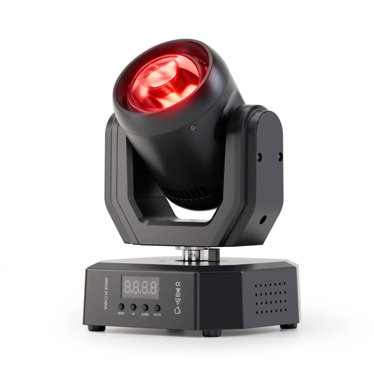 Datewink Mini 50W R/G/B/W LED Moving Head Light DMX Remote Control 4Color Beam Stage Lights For DJ Disco Party Wedding Nightclub