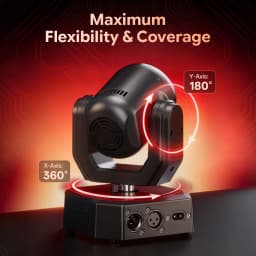 Datewink Mini 50W R/G/B/W LED Moving Head Light DMX Remote Control 4Color Beam Stage Lights For DJ Disco Party Wedding Nightclub