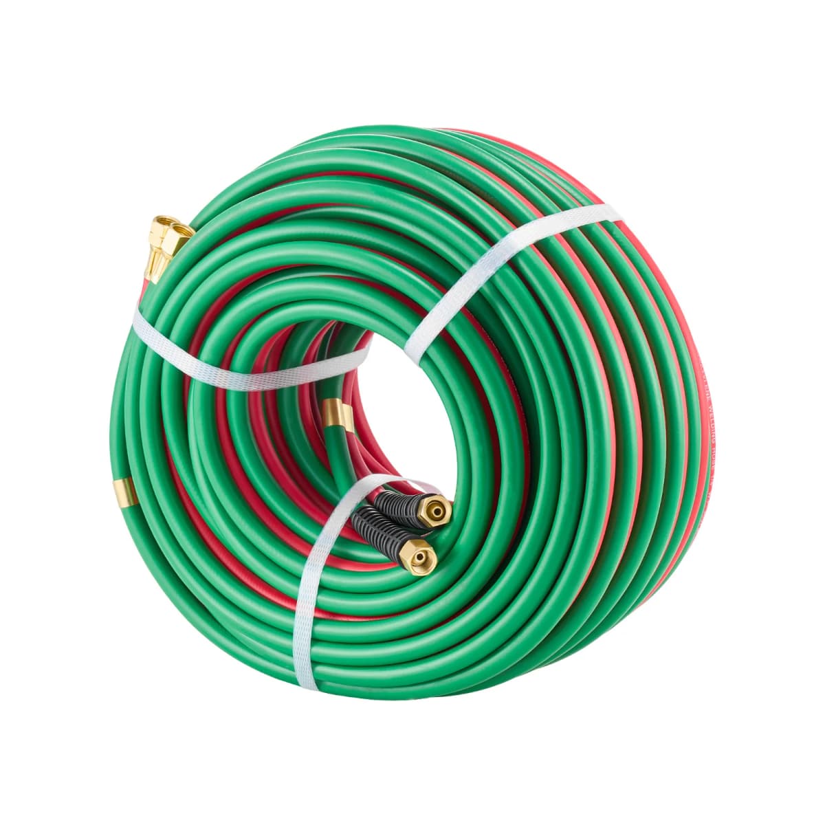 SucceBuy Oxygen Acetylene Hose Oxy Acetylene Hose w/ Fitting 300PSI T Grade Welding Cutting Torch Twin Hose Compatible w/ Oxygen