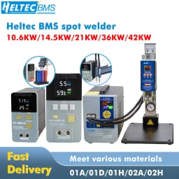 Fast shipping Heltec Capacitor Energy-Storage Precision Pulse Spot Welder 10.6/12/19.8KW aluminum to nickel spot welding machine
