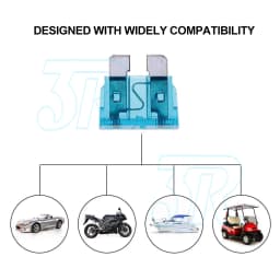 300pcs Car Blade Fuses Assortment Assorted Kit Blade Set Auto Truck Automotive