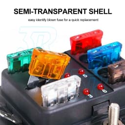 300pcs Car Blade Fuses Assortment Assorted Kit Blade Set Auto Truck Automotive
