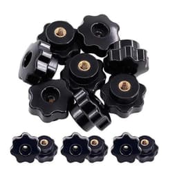 10PCS M4 M6 M8 M10 Female Brass Thread Through Hole Clamping Nuts Knob Handle