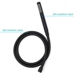 **Sydney Stock** KYLINS 2 In 1 Shower Set Round 8/10/12'' Rain Shower Head Sliding Rail Diverter DIY Matt Black WELS WaterMark