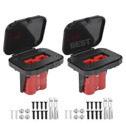 2PCS Anderson Plug Mounting Panel 50Amp Flush Mount Recessed Plate Connectors OZ