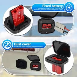 2PCS Anderson Plug Mounting Panel 50Amp Flush Mount Recessed Plate Connectors OZ