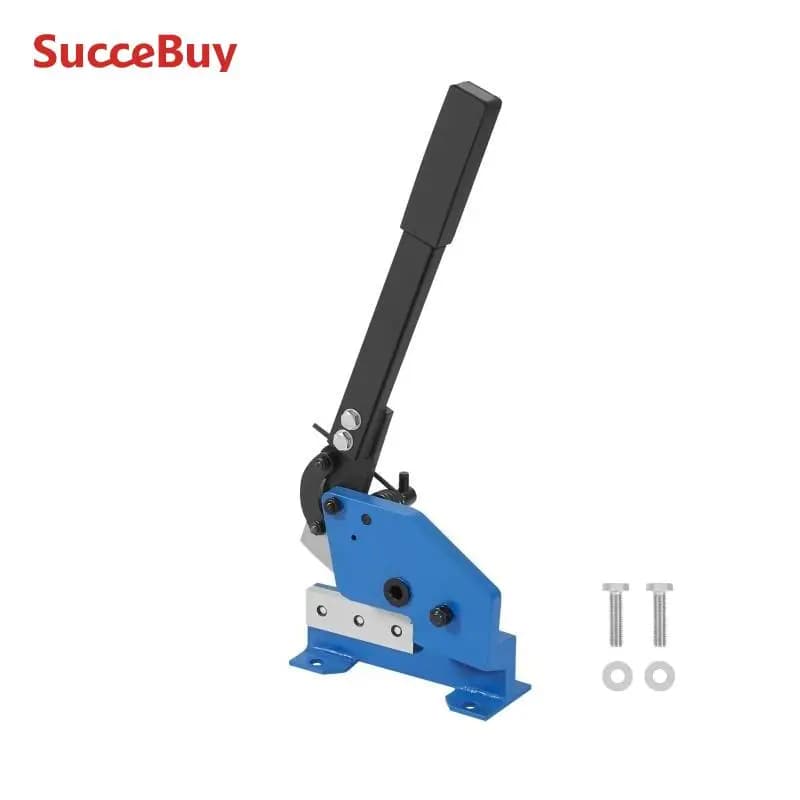 SucceBuy Manual Hand Plate Shear5"/8"/12"/32"for Metal Sheet Processing Benchtop Cutter Q235 Material for Thick Steel Crafting