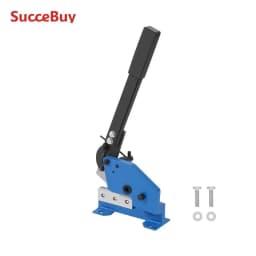 SucceBuy Manual Hand Plate Shear5"/8"/12"/32"for Metal Sheet Processing Benchtop Cutter Q235 Material for Thick Steel Crafting