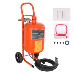 SucceBuy 5/10/20Gallon Sand Blaster 60-110PSI Portable Air Sandblaster Kit w/ Oil-Water Separator for Paint Stain Rust Removal