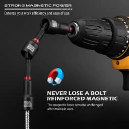 SEDY 80-Piece Premium Magnetic Impact Nut Driver Set Metric & SAE with Socket AdaptersBit Holder Wing Nut Driver