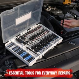 SEDY 80-Piece Premium Magnetic Impact Nut Driver Set Metric & SAE with Socket AdaptersBit Holder Wing Nut Driver