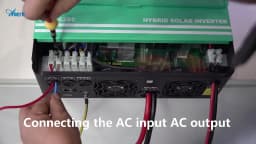 Anern 4200W 6200W Hybrid Inverter 24v Mppt on Grid Off Grid Inverter 48v 230V PV Input Max 500vdc MPPT 120A Charger