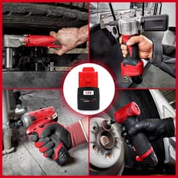 VANON 1/2/4Pcs 3.5Ah M12 Replace for Milwaukee 12V Battery Pin Li-on Compatible with Milwaukee 12V Tools 48-11-2401 48-11-2460