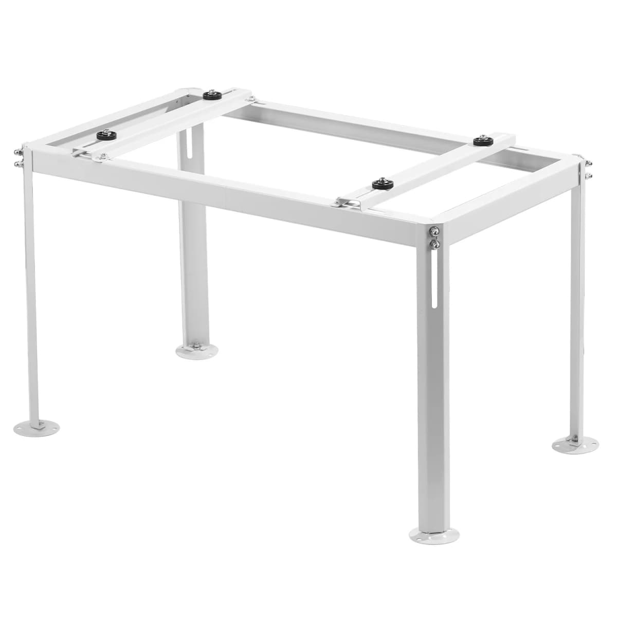 SucceBuy Mini Split Ground Stand Adjustable Anti-Vibration Mini Split Stand for 9000-36000 BTU Ductless AC Heat Pump Outdoor Use