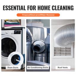 SucceBuy Dryer Vent Cleaner Kit Flexible Lint Trap Brush Reinforced Nylon Duct Cleaning Tool Dryer Vent Brush Dryer Cleaning