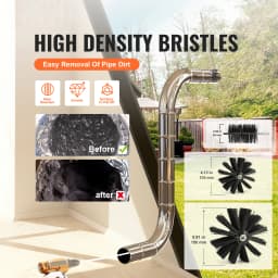 SucceBuy Dryer Vent Cleaner Kit Flexible Lint Trap Brush Reinforced Nylon Duct Cleaning Tool Dryer Vent Brush Dryer Cleaning