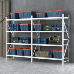 Heavy Duty 3M x 2M Garage Storage Shelving Warehouse Rack Adjustable Metal Organizer for Home Shop Industrial Use