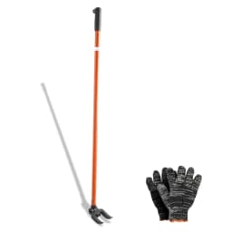 SucceBuy Pallet Buster Tool Carbon Steel Handle 2000 lbs Wrecking Pry Bar Deck Board Removal Tool for Roofing Trim Drywall