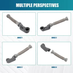 Gray Bathtub Shower Drain Pipe Flat P Trap Free Standing Tub Drain For Bath Bathtub Drain