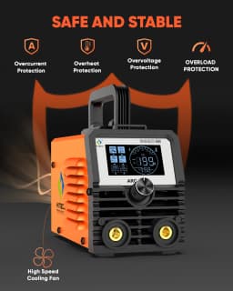 Original HITBOX 2in1 Welding Machine ARC/Lift TIG Hot Start/Arc Force Digital Display Portable Inverter Welder 220V for DIY