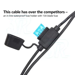 Power Cord Lead 12V Fridge Cable to Anderson Style Plug to Fit Waeco & Kings