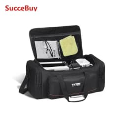 SucceBuy Telescope Case 22in Shock-Absorb Telescope Storage Bag w/ Fixed Buckles Multi-Pocket & Detachable Divider for Telescope