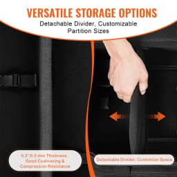 SucceBuy Telescope Case 22in Shock-Absorb Telescope Storage Bag w/ Fixed Buckles Multi-Pocket & Detachable Divider for Telescope