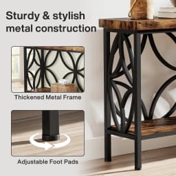 Tribesigns Hallway Console Table, 180 cm Long Sofa Table Behind Couch, Entry Console Table with Storage for Entryway, Living Roo