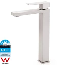 **Sydney Stock** KYLINS Tall / Short Basin Mixer Brushed Nickel Gold Black Chrome Gun Metal Square Vanity Faucet WELS WaterMark