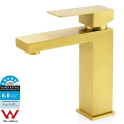 **Sydney Stock** KYLINS Tall / Short Basin Mixer Brushed Nickel Gold Black Chrome Gun Metal Square Vanity Faucet WELS WaterMark