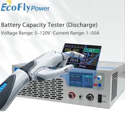 Battery Capacity Tester 5-120V Load Tester Discharger for Lithium/LiFePO4/Lead Acid/Ni-MH Batteries