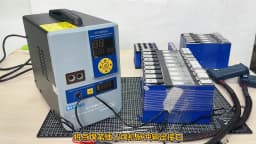 Heltec Copper/Nickel/Aluminum Battery welding 02H 42KW 7000A w/ Flux 75B Pen Industrial Super Capacitor Pulse Spot Welder