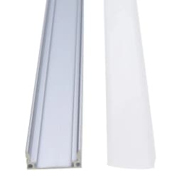 2Pcs 0.5M Aluminium Channel Holder U/V Style For LED Strip Light Bar Lamp