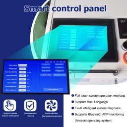 2000W Fiber Laser Cleaning Machine Rust Oil Paint Removal Cleaning for Metal Stone Graffiti Laser Cleaner Scaning Width 300mm