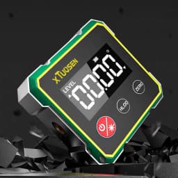 Digital Magnetic Inclinometer Protractor 360° LCD Level Angle Gauge Precision Measuring for Woodworking Table Saw Metalworking 