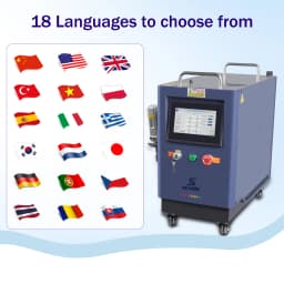 2000W Air Cooled Fiber Laser Welder 1500W 4 IN 1 Handheld Laser Welding Machine for Metal Welding Cleaning Cutting Weld Seam Cleaning Stainless Steel Aluminum