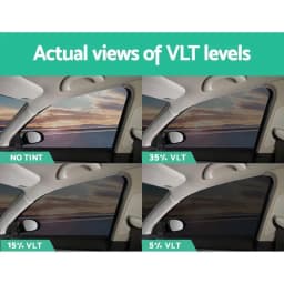 Window Tint Film 15 Percent VLT Black Roll 76cm x 7m Home Window Privacy Sun Control Tinting Kit