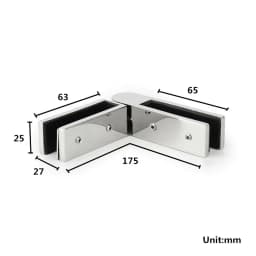 Adjustbale Glass Clamp Stainless Joiner Bracket Balustrade Pool Fence Clamps