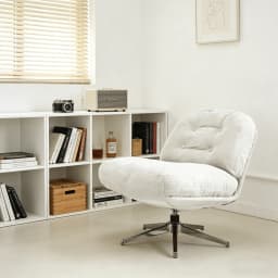 Living room single sofa chair, balcony small-sized chair, modern minimalist swivel chair, creative leisure chair