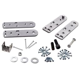 Steel Hidden Bookcase Bookshelf Door Pivot Hinge Kit 500LBS Capacity Silver