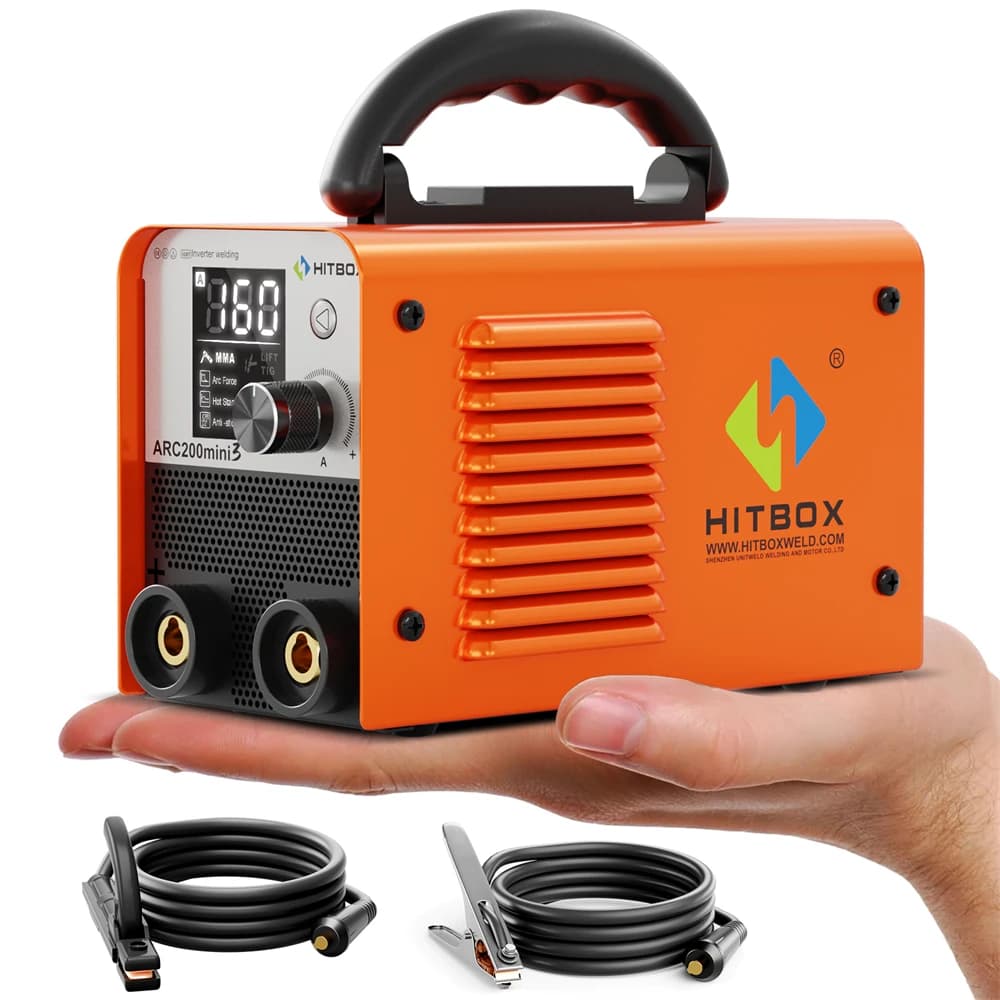 HITBOX ARC200 2 in 1 Welding Machine MMA/Lift TIG/Hot Start/Arc Force Inverter Welder for Home Professional Use 220V AU Plug